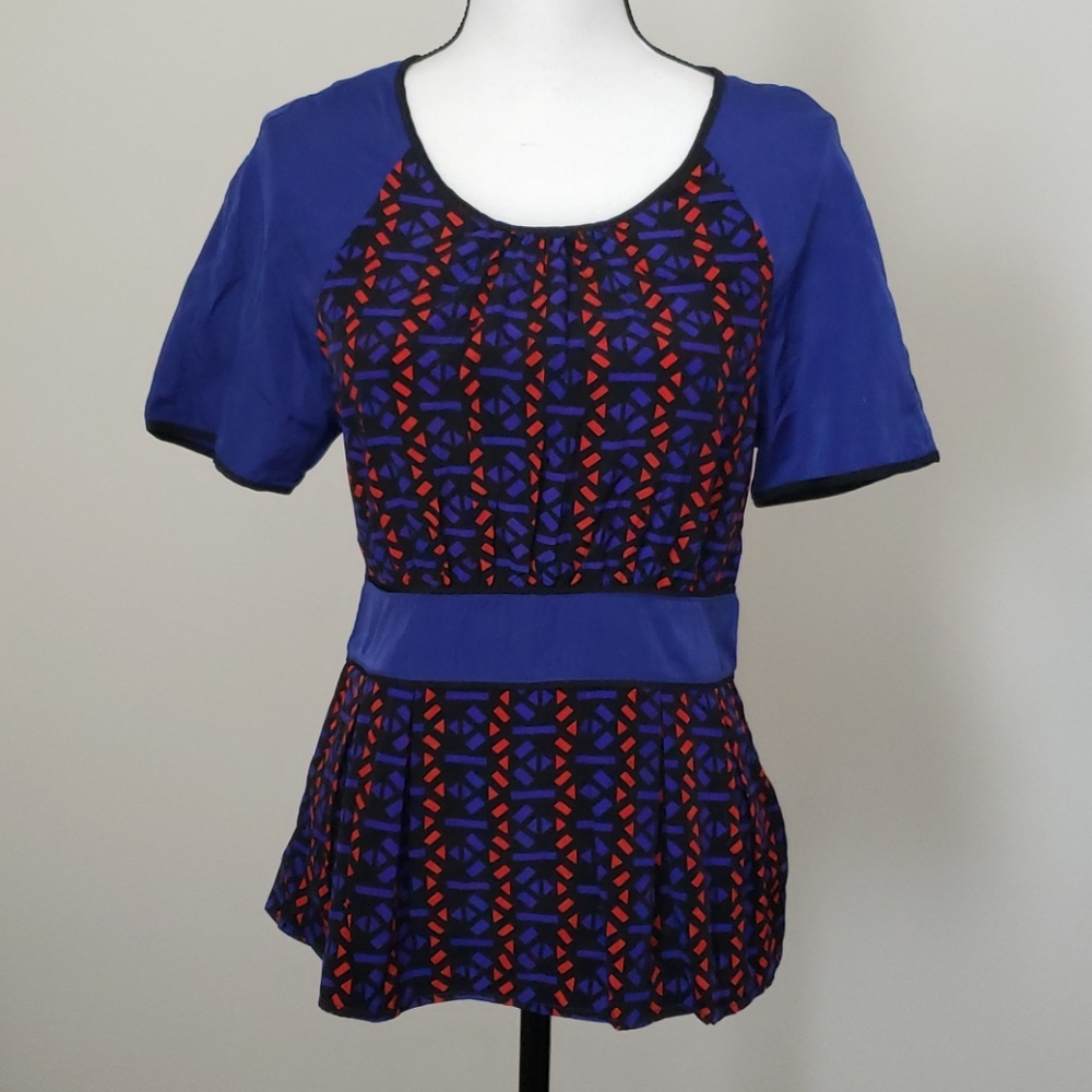 NWT Skies Are Blue Fitted Multicolor Top